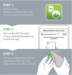 Toshiba NFC SD Card - Easy Setup